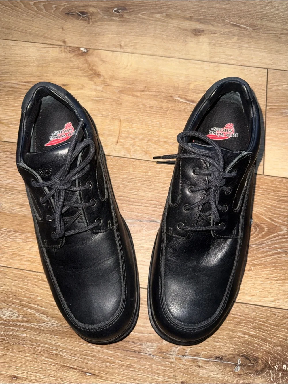 Red Wing Shoes Black Leather Lace Up Oxford Work 8636 Men's Size 12 D